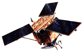 Artist's sketch of Space Imaging's IKONOS satellite